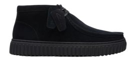 Schnürschuhe Clarks Torhill Hi Herren Black Suede
