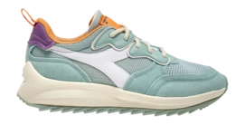 Baskets Diadora Femme Jolly Suede Mesh Arctic Ice Whisper White