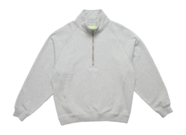 Pullover Half Zip New Amsterdam Surf Association Turtleneck Sweat Herren Ash