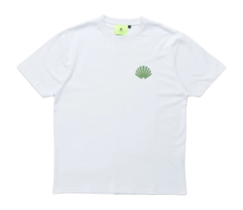 T-Shirt New Amsterdam Surf Association Logo White Green