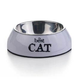 Voer- Of Drinkbak Beeztees Best Cat Melamine Lila