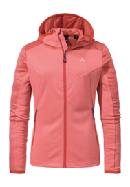 Fleece-Sweatjacke Schöffel Hoody Svardalen L Damen Clasping Rose