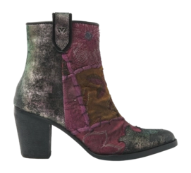 Stiefelette Lazamani 85.605 Damen Purpel Disco