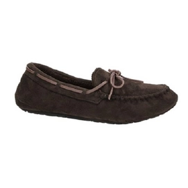 Hausschuhe Ruby Brown Kunst-Veloursleder Braun