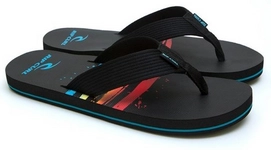 Flip Flops Rip Curl Bob Cush Black Multi Orange Herren