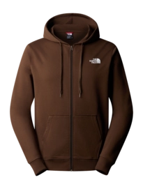 Vest The North Face Men Open Gate Full Zip Hood Light Demitasse Brown