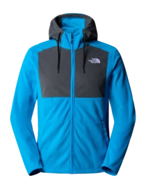 Zip Sweatshirt The North Face Men Homesafe Full Zip Fleece Hoodie Skyline Blue Asphalt Grey