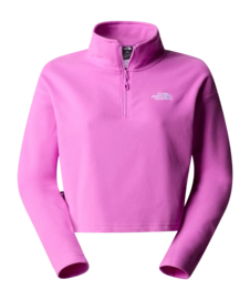 Jumper The North Face Women 100 Glacier Cropped 1/4 Zip Violet Crocus