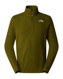 Pull The North Face Homme 100 Glacier 1/4 Zip Forest Olive