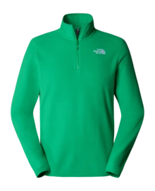 Pull The North Face Homme 100 Glacier 1/4 Zip Optic Emerald
