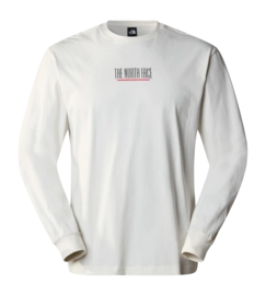 Langarmshirt The North Face TNF Est 1966 L/S Tee Herren White Dune