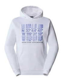 Trui The North Face Men Coordinates Hoodie TNF White