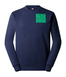 Trui The North Face Men Mountain Play Crew Summit Navy