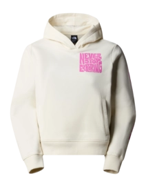 Pull à Capuche The North Face Femme Mountain Play Hoodie White Dune