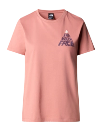 T-Shirt The North Face Women Mountain Play S/S Tee Light Mahogany