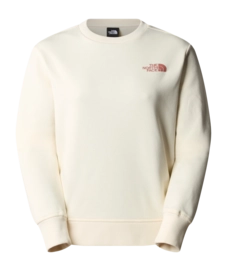 Trui The North Face Women Graphic Crew 3 White Dune