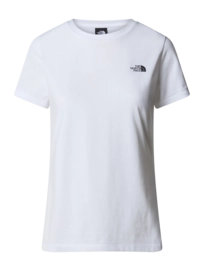 T-Shirt The North Face S/S Simple Dome Tee Damen TNF White 2024