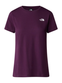 T-Shirt The North Face Women's S/S Simple Dome Tee Black Currant Purple