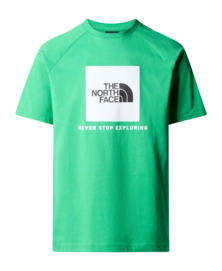 T-Shirt The North Face Homme S/S Raglan Redbox Tee Optic Emerald