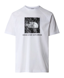 T-Shirt The North Face Men S/S Raglan Redbox Tee TNF White Smoked Pearl