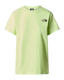 T-Shirt The North Face Femme S/S Relaxed Redbox Tee Astro Lime