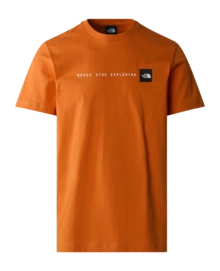 T-Shirt The North Face Men's S/S Never Stop Exploring Tee in Desert Rust