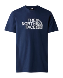 T-Shirt The North Face Men S/S Woodcut Dome Tee Summit Navy