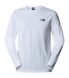 T-Shirt Manches Longues The North Face Homme L/S Simple Dome Tee TNF White