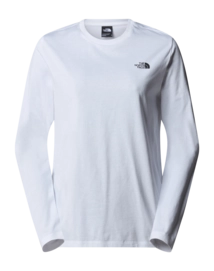 Long Sleeve T-Shirt The North Face Women L/S Simple Dome Tee TNF White