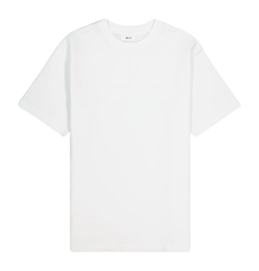 T-Shirt NN07 Nat Logo Tee 3457 Herren White