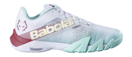 Padelschuhe Babolat Jet Premura 2 Lebron Herren White Red Dahlia