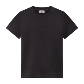 T-Shirt Woolrich Women Logo Black
