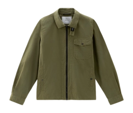 Overshirt Woolrich Gabardine Herren Lake Olive