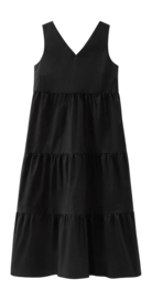 Robe Woolrich Femme Poplin Maxi Black
