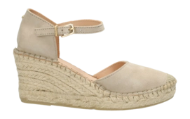 Espadrilles Fred de la Bretoniere Women Clare Kiki Suede Taupe