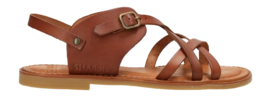 Sandalen Shabbies Amsterdam Angel Cross Vachetta Damen Cognac