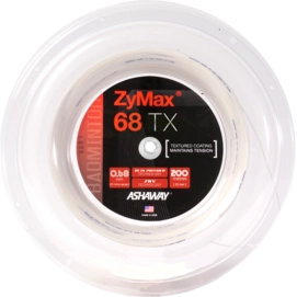 Badmintonsnaar Ashaway Zymax 68 TX White (0.68mm/200m)