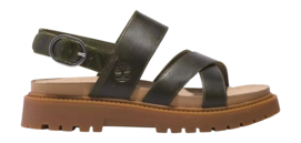 Sandales Timberland Women Clairemont Way Dark Green Full Grain