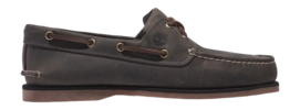 Timberland Men's Classic Boat Shoe Medium Grey Full Grain 24