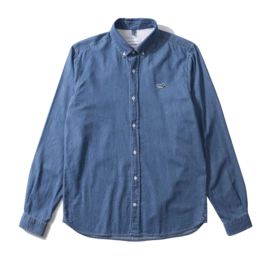 Hemd Edmmond Studios Denim Duck Edition Herren Plain Bleach