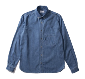 Hemd Edmmond Studios Tag Denim Herren Plain Storewash