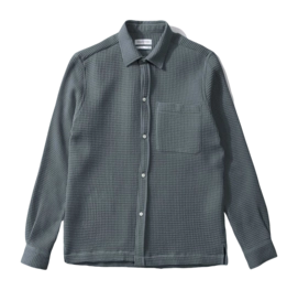 Hemd Edmmond Studios Waffle Herren Plain Grey