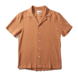 Hemd Edmmond Studios Gardener SS Herren Plain Orange