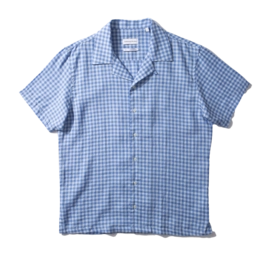 Shirt Edmmond Studios Men Picnic SS Plain Blue