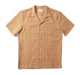 Hemd Edmmond Studios Artisan SS Herren Plain Orange