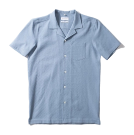 Hemd Edmmond Studios Artisan SS Herren Plain Steel
