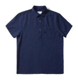 Poloshirt Edmmond Studios Waffle Herren Plain Stonewash