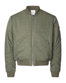 Jacke Samsøe Samsøe Mae Bomber Damen Dusty Olive