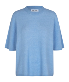 T-Shirt Samsøe Samsøe Megan T-Shirt Damen Blue Heron