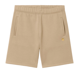 Shorts Carhartt WIP Unisexe Chase Sweat Short Sable / Gold
